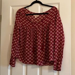 Cute Maroon Top